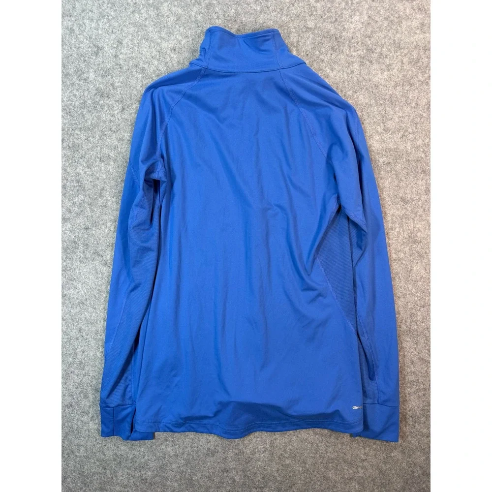 Adidas‎ Mens Climalite 1/4 Zip Pullover Royal Blue Running Training Top Large